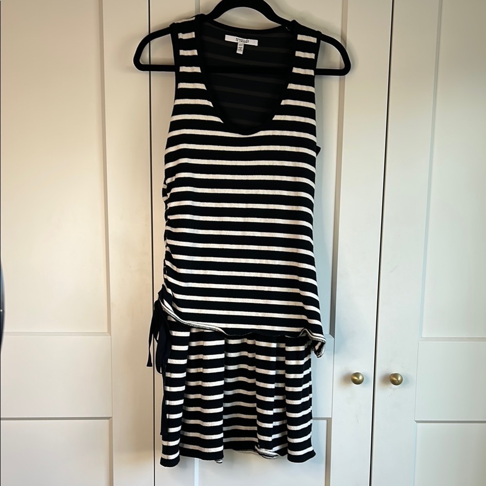 Derek Lam 10 Crosby Black and White Striped Dress | Medium